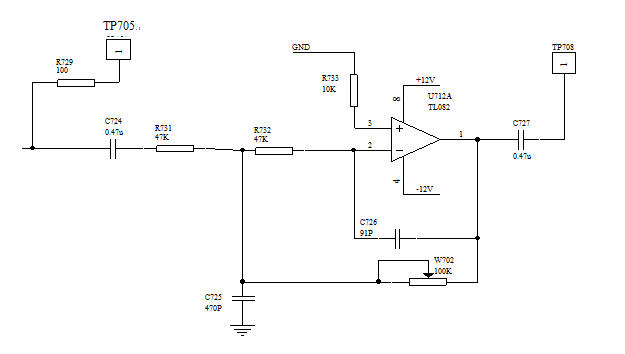 低通濾波器電原理圖
