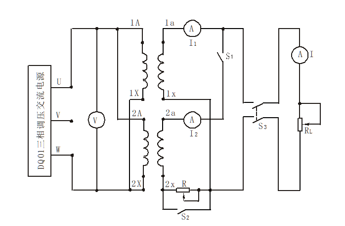 單相變壓器并聯(lián)運行接線圖
