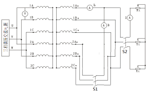 三相變壓器并聯(lián)運(yùn)行接線圖