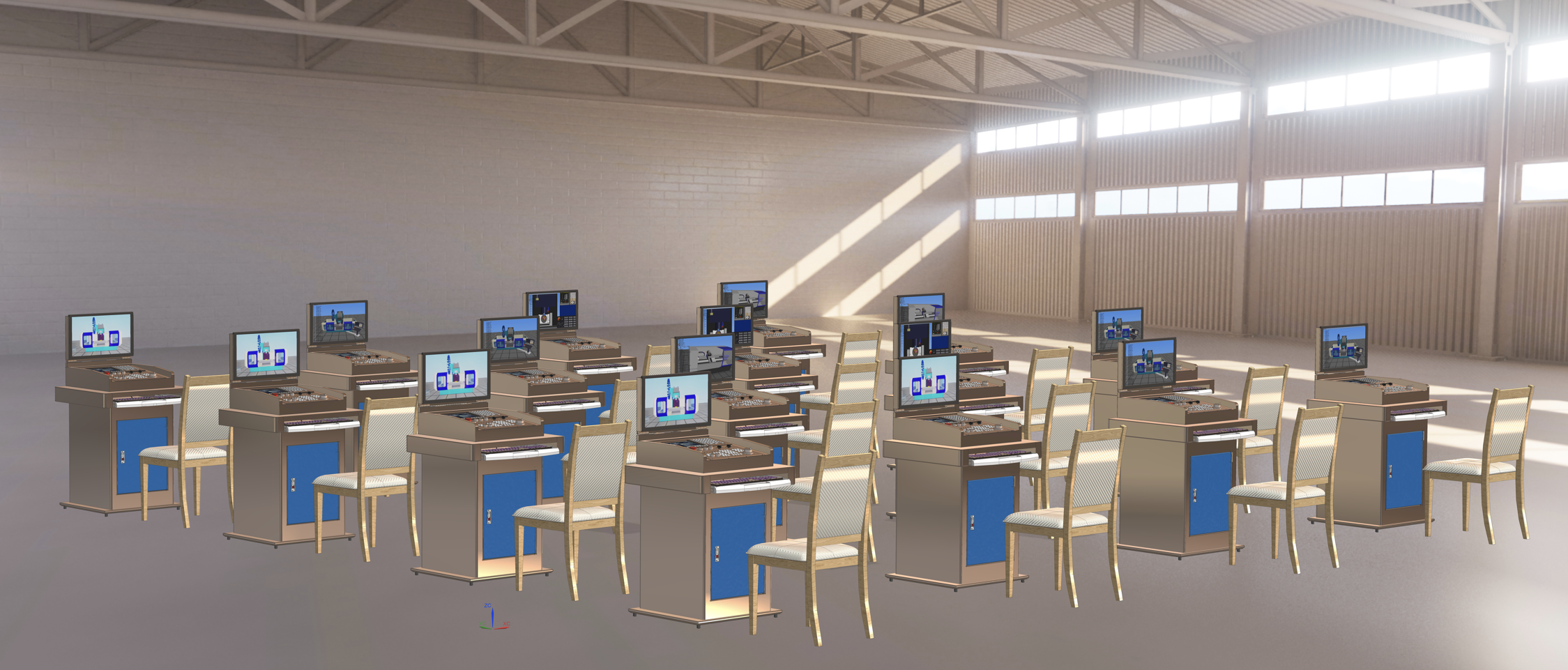 多系統(tǒng)數(shù)控理實(shí)一體化實(shí)訓(xùn)平臺(tái)