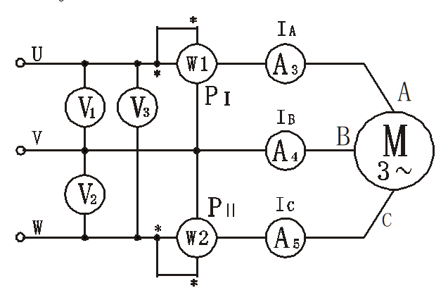 測量線路接線原理圖